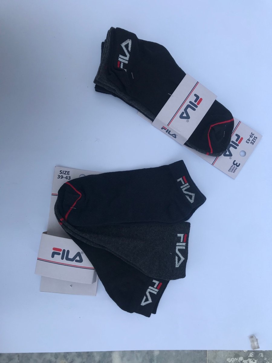 F - L - A Branded Ankle Socks Pack of 3 - Great Touch