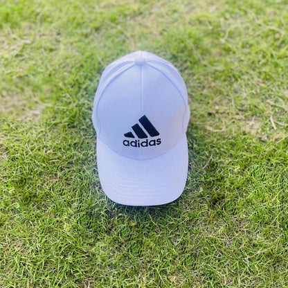 ADS white Fitted Imported Cap - Urban Monarch