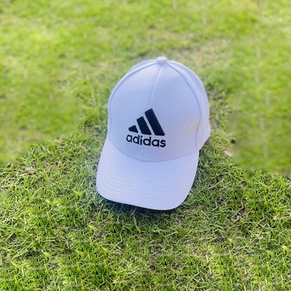 ADS white Fitted Imported Cap - Urban Monarch
