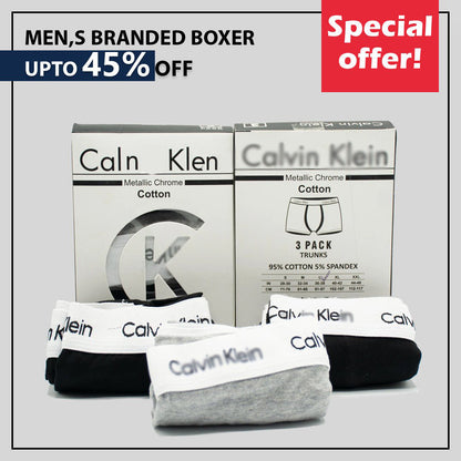 Caln Kln Premium Quality Pack of 3 Boxer