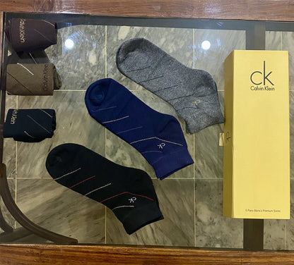 CKs Pack of 6 Gift Pack Half Ankle with Unique Pattern (Pack of 6) - Great Touch