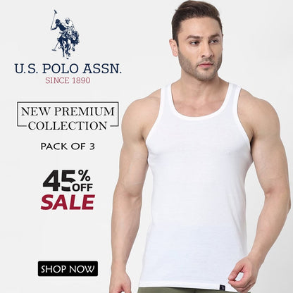 Deal of Branded Pack of 6 Premium Quality Vest (Under Shirts) - Great Touch