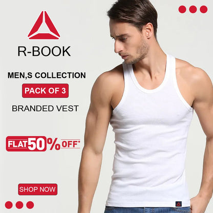Deal of Branded Pack of 6 Premium Quality Vest (Under Shirts) - Great Touch