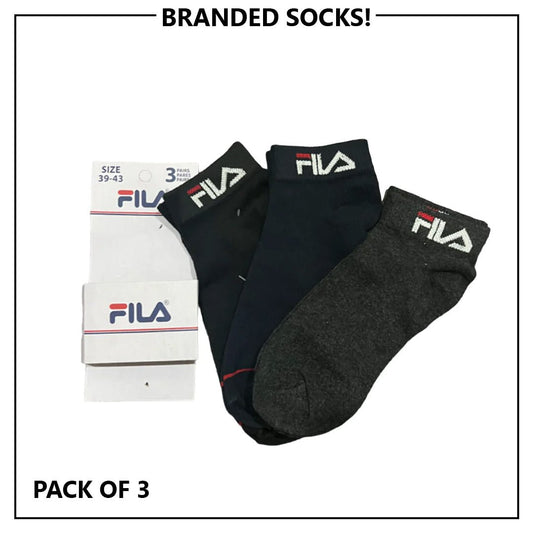 F - L - A Branded Ankle Socks Pack of 3 - Great Touch