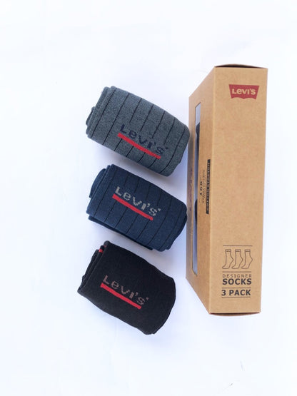 LVS Premium Quality Full Socks Pack of 3 - Great Touch