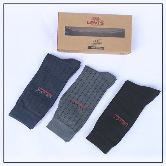 LVS Premium Quality Full Socks Pack of 3 - Great Touch