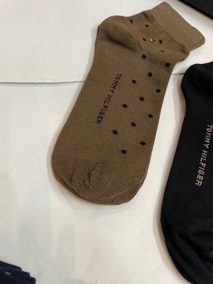 T - H Half Ankle Gift Pack Sleek dotted Pattern Premium Socks (Pack of 6) - Great Touch