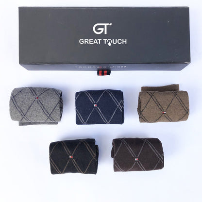 TH Premium Quality Full socks Gift Pack of 5
