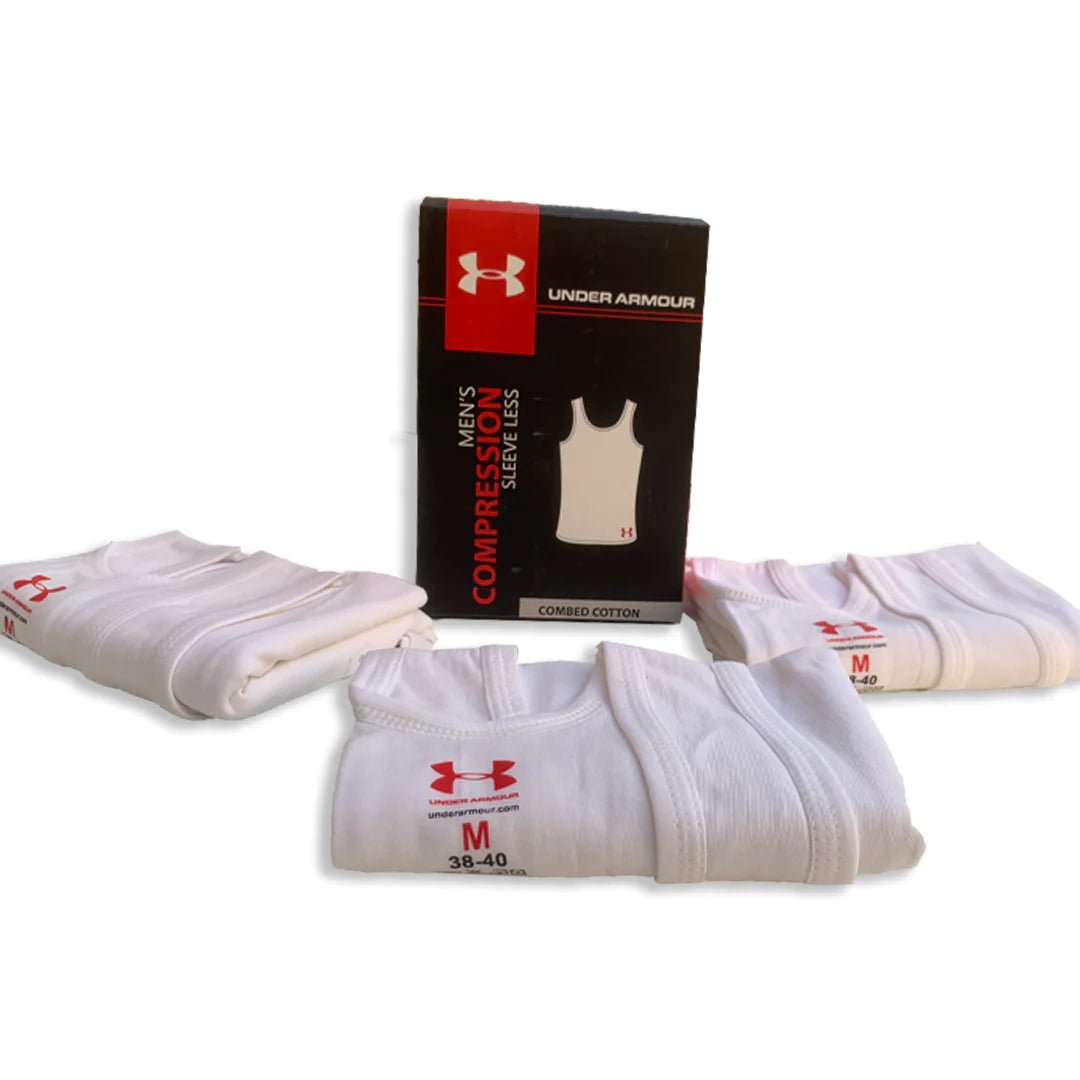 Undr Armor Premium Vest (Under shirts) Pack of 3 Tank Top - Great Touch