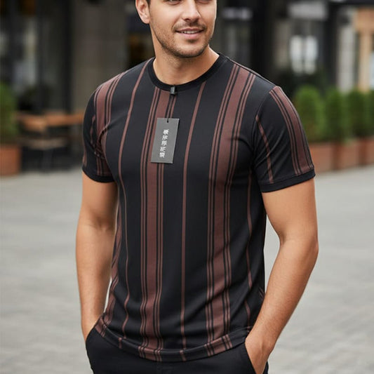Urban Arch Blackish Ribbed Lining Imported Tee - Urban Monarch